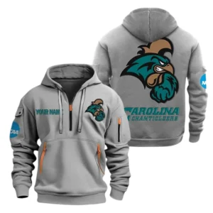 Coastal Carolina Chanticleers Half Zip Hoodie Sport Hooded Multi-Pockets Custom Name TN070525Y25QZ2HCT1NCCCU