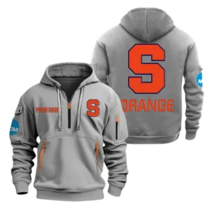 Syracuse Orange Half Zip Hoodie Sport Hooded Multi-Pockets Custom Name TN070525Y25QZ2HCT1NCSYR