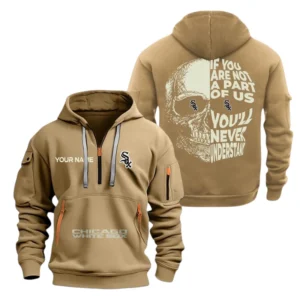 Chicago White Sox Half Zip Hoodie Sport Hooded Multi-Pockets Custom Name TN130525Y25QZ2HCT1MBCWS