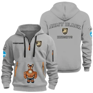 Army Black Knights Half Zip Hoodie Sport Hooded Multi-Pockets Custom Name HIDI240525Y25QZ2HNCARMY