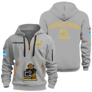 California Golden Bears Half Zip Hoodie Sport Hooded Multi-Pockets Custom Name HIDI270525Y25QZ2HNCCAL