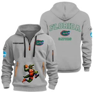 Florida Gators Half Zip Hoodie Sport Hooded Multi-Pockets Custom Name HIDI270525Y25QZ2HNCFLA