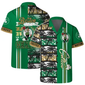 Boston Celtics Hawaiian Shirt x Beach Shorts Full Set All Over Print Plus Size Custom Name TN220425Y7HWCT10NABOS