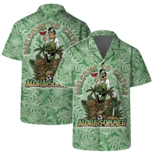 Boston Celtics Hawaiian Shirt x Beach Shorts Full Set All Over Print Plus Size Custom Name TN220425Y7HWCT14NABOS