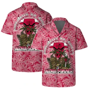 Chicago Bulls Hawaiian Shirt x Beach Shorts Full Set All Over Print Plus Size Custom Name TN220425Y7HWCT14NACHI