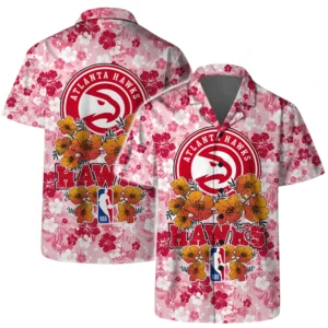 Atlanta Hawks Hawaiian Shirt x Beach Shorts Full Set All Over Print Plus Size Custom Name TN220425Y7HWCT1NAATL