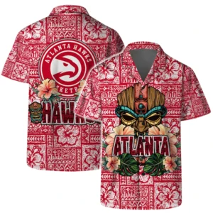 Atlanta Hawks Hawaiian Shirt x Beach Shorts Full Set All Over Print Plus Size Custom Name TN220425Y7HWCT2NAATL