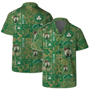 Boston Celtics Hawaiian Shirt x Beach Shorts Full Set All Over Print Plus Size Custom Name TN220425Y7HWCT5NABOS