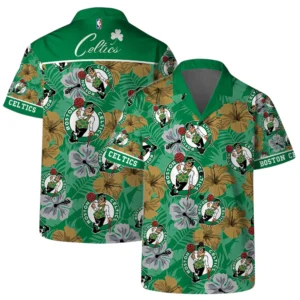 Boston Celtics Hawaiian Shirt x Beach Shorts Full Set All Over Print Plus Size Custom Name TN220425Y7HWCT9NABOS