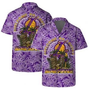 Los Angeles Lakers Hawaiian Shirt x Beach Shorts Full Set All Over Print Plus Size Custom Name TN250425Y7HWCT14NALAL