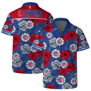 LA Clippers Hawaiian Shirt x Beach Shorts Full Set All Over Print Plus Size Custom Name TN250425Y7HWCT2NALAC