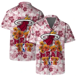 Miami Heat Hawaiian Shirt x Beach Shorts Full Set All Over Print Plus Size Custom Name TN250425Y7HWCT3NAMH