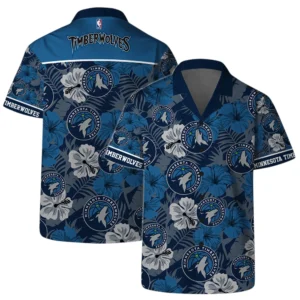 Minnesota Timberwolves Hawaiian Shirt x Beach Shorts Full Set All Over Print Plus Size Custom Name TN250425Y7HWCT3NAMT