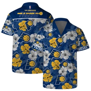 Indiana Pacers Hawaiian Shirt x Beach Shorts Full Set All Over Print Plus Size Custom Name TN250425Y7HWCT5NAIND