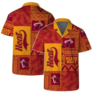 Miami Heat Hawaiian Shirt x Beach Shorts Full Set All Over Print Plus Size Custom Name TN250425Y7HWCT5NAMH