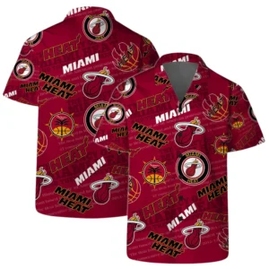 Miami Heat Hawaiian Shirt x Beach Shorts Full Set All Over Print Plus Size Custom Name TN250425Y7HWCT6NAMH