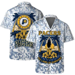 Indiana Pacers Hawaiian Shirt x Beach Shorts Full Set All Over Print Plus Size Custom Name TN250425Y7HWCT9NAIND