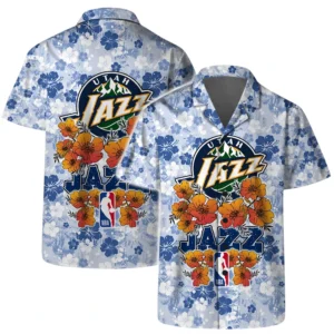 Utah Jazz Hawaiian Shirt x Beach Shorts Full Set All Over Print Plus Size Custom Name TN260425Y7HWCT1NAUTA