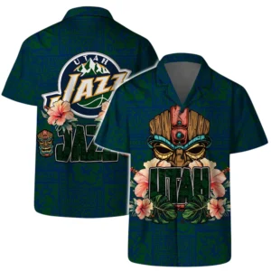 Utah Jazz Hawaiian Shirt x Beach Shorts Full Set All Over Print Plus Size Custom Name TN260425Y7HWCT2NAUTA