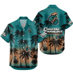 Coastal Carolina Chanticleers Hawaiian Shirt All Over Print, Custom Name TN260425Y7HWCT3NCCCU