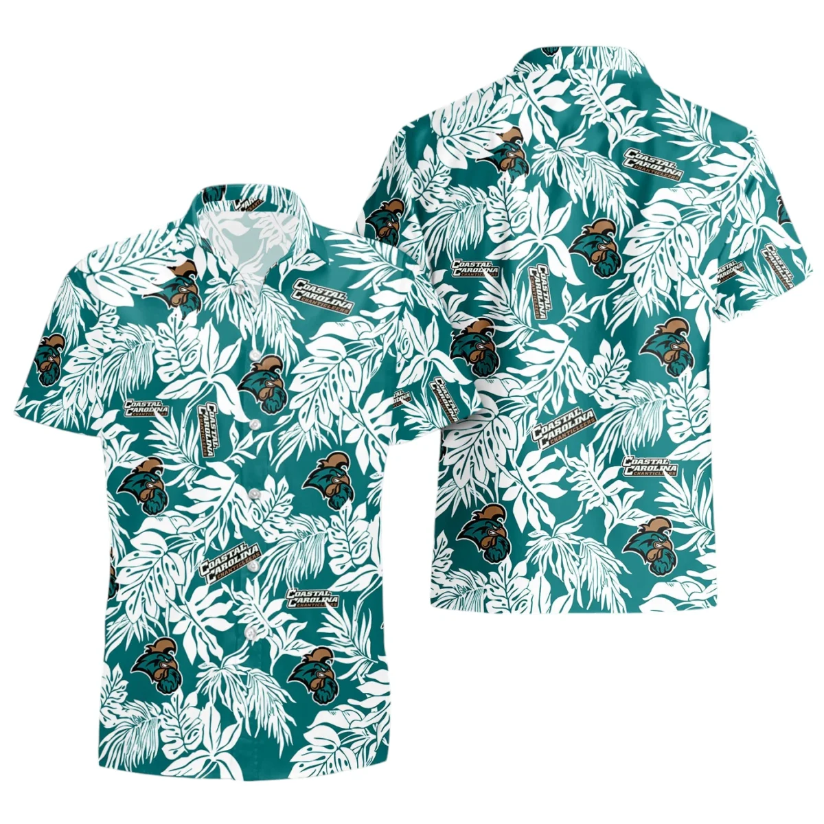 Coastal Carolina Chanticleers Hawaiian Shirt All Over Print, Custom Name TN260425Y7HWCT6NCCCU