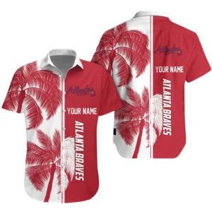 Atlanta Braves Hawaiian Shirt All Over Print, Custom Name TN29525Y7HWCT2MBATL