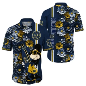 North Dakota State Bison Hawaiian Shirt All Over Print, Custom Name TN300425Y7HWCT10NCND
