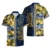 Navy Tropical Flower