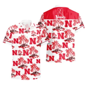 Nebraska Huskers Hawaiian Shirt All Over Print, Custom Name TN300425Y7HWCT13NCNEC