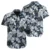 Navy Tropical Flower 3