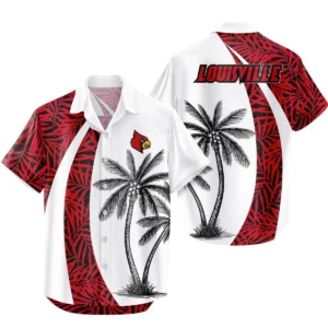 Louisville Cardinals Hawaiian Shirt All Over Print, Custom Name TN300425Y7HWCT16NCLOU