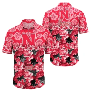 Nebraska Huskers Hawaiian Shirt All Over Print, Custom Name TN300425Y7HWCT16NCNEC