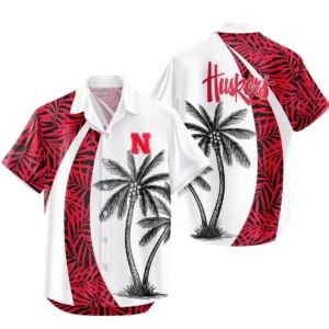 Nebraska Huskers Hawaiian Shirt All Over Print, Custom Name TN300425Y7HWCT19NCNEC