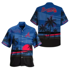 Atlanta Braves Hawaiian Shirt All Over Print, Custom Name TN300525Y7HWCT1MBATL