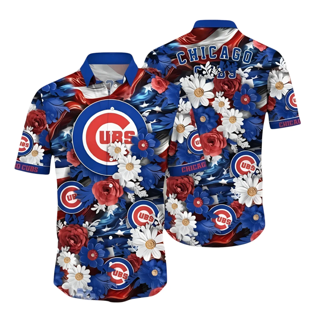 Chicago Cubs Hawaiian Shirt All Over Print, Custom Name TN300525Y9HWCT6MBCHC