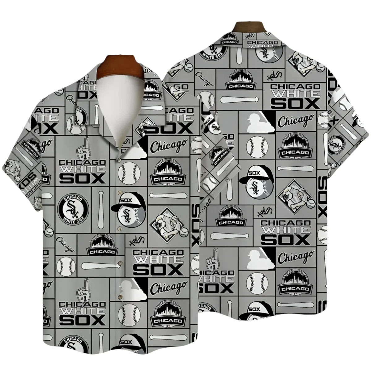 Chicago White Sox Hawaiian Shirt All Over Print, Custom Name TN300525Y7HWCT6MBCWS