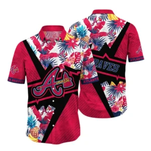 Atlanta Braves Hawaiian Shirt All Over Print, Custom Name TN30525Y7HWCT11MBATL