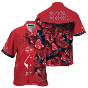 Boston Red Sox Hawaiian Shirt All Over Print, Custom Name TN30525Y7HWCT20MBBRS