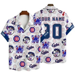 Chicago Cubs Hawaiian Shirt All Over Print, Custom Name TN30525Y7HWCT24MBCHC