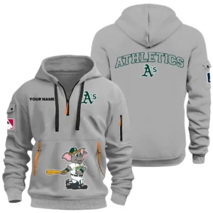 Athletics Half Zip Hoodie Sport Hooded Multi-Pockets Custom Name HIDI050625Y25QZ2HMBATH