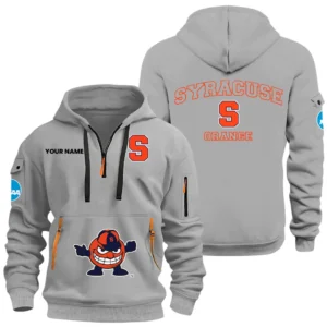 Syracuse Orange Half Zip Hoodie Sport Hooded Multi-Pockets Custom Name HIDI310525Y25QZ2HNCSYR