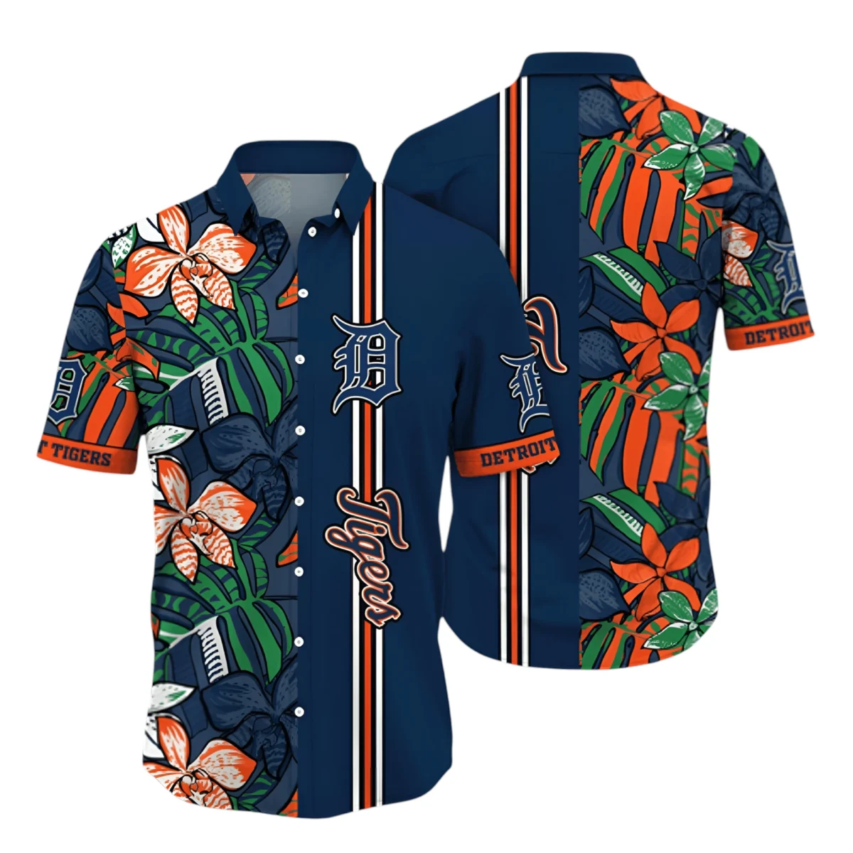 Detroit Tigers Hawaiian Shirt All Over Print, Custom Name TN010625Y7HWCT1MBDET