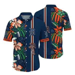 Detroit Tigers Hawaiian Shirt All Over Print, Custom Name TN010625Y7HWCT1MBDET