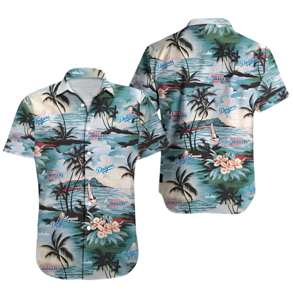 Los Angeles Dodgers Hawaiian Shirt All Over Print, Custom Name TN020625Y7HWCT10MBLAD