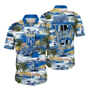 Kansas City Royals Hawaiian Shirt All Over Print, Custom Name TN020625Y7HWCT14MBKC