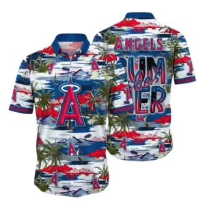 Los Angeles Angels Hawaiian Shirt All Over Print, Custom Name TN020625Y7HWCT19MBLAA
