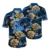 Navy Tropical Flower 2