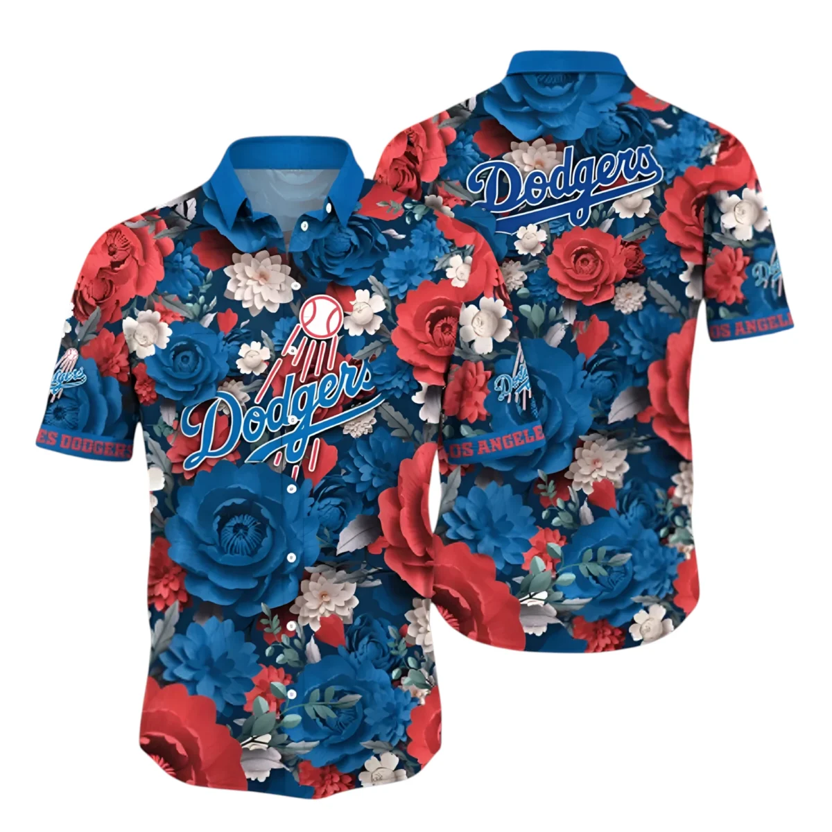 Los Angeles Dodgers Hawaiian Shirt All Over Print, Custom Name TN020625Y7HWCT4MBLAD