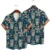 Navy Tropical Flower