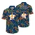 Navy Tropical Flower 2